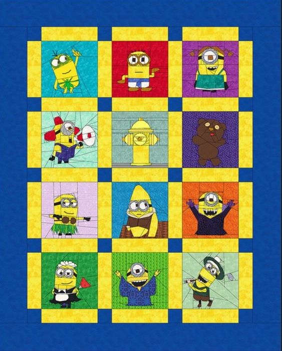 fandom-in-stitches-one-in-a-minion-quilt-along-week-1